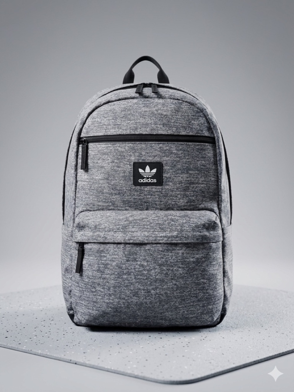 Adidas Originals Trefoil 3.0 Backpack Grey Heather & White 3-Stripes